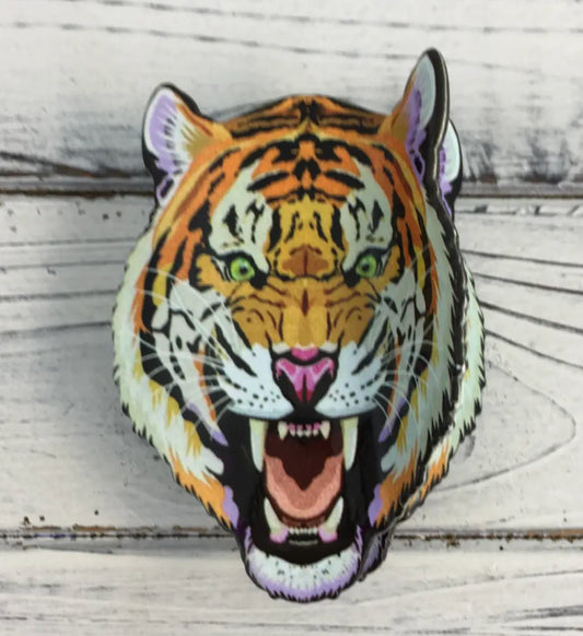 Tiger Head Hair Claw Clip