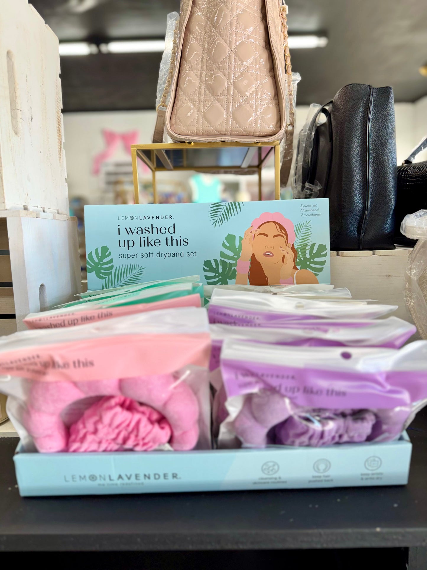 Face Wash Headband & Arm Cuff Set