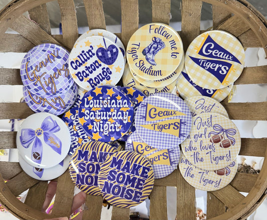 LSU Game Day Buttons