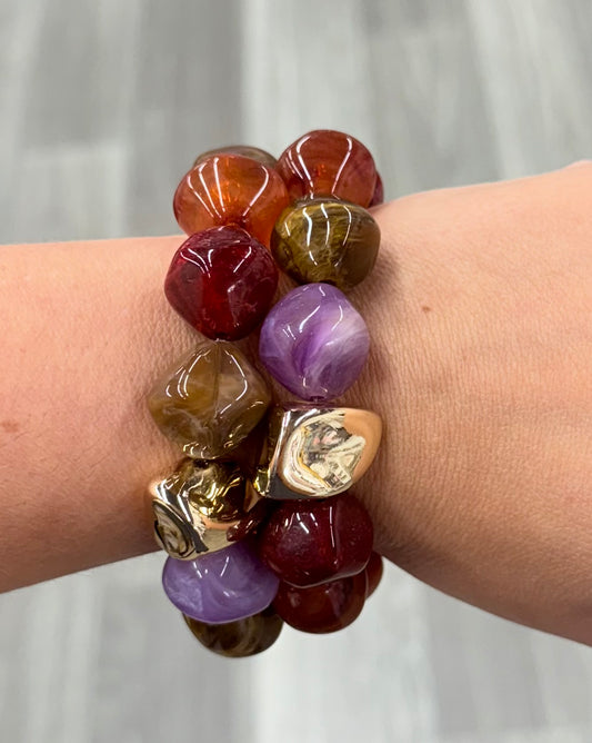 Darla Resin Bracelet Set