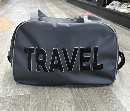 Travel Leather Weekender Bag