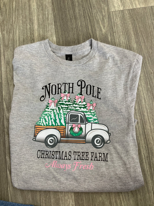 Pink North Pole Tee