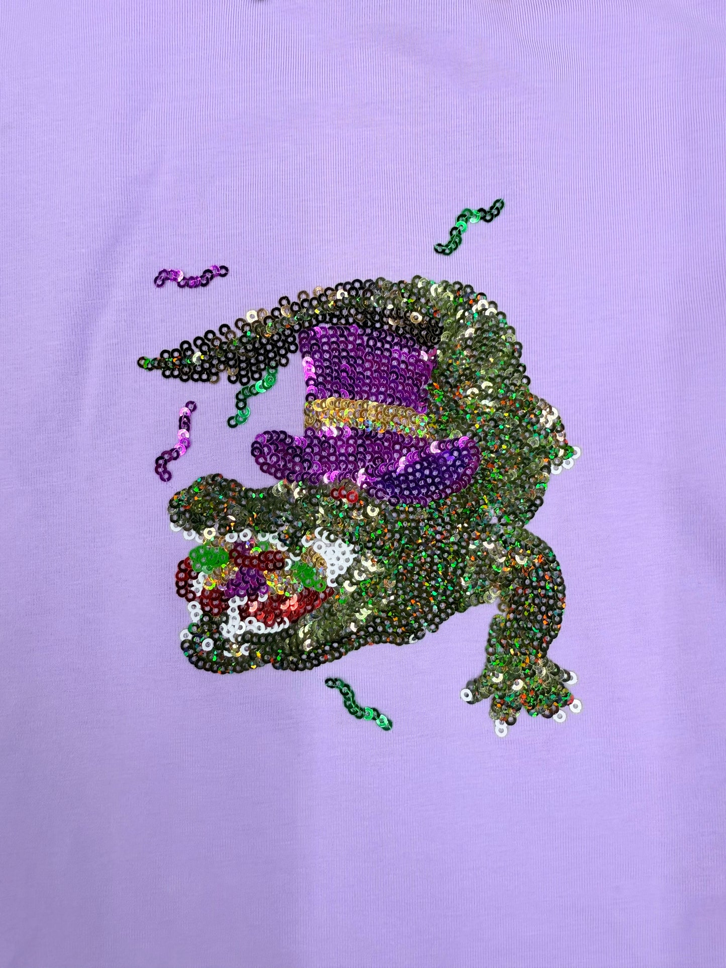 Cajun Mardi Gras Sequin Top