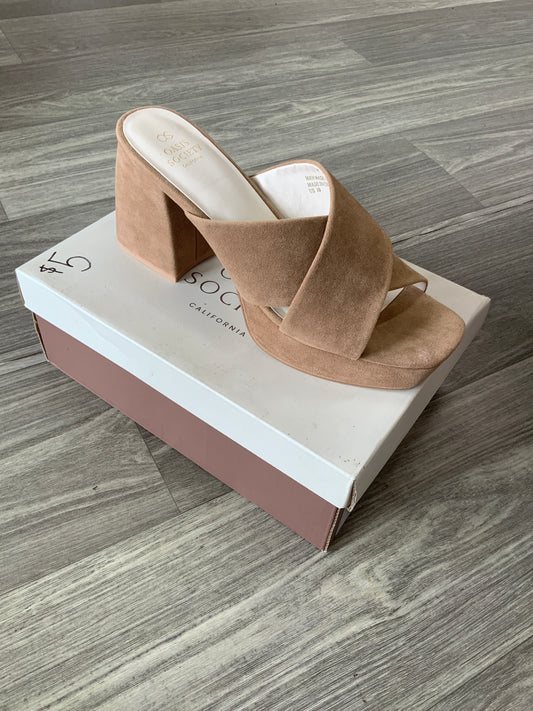 Carmen Khaki Block Heels