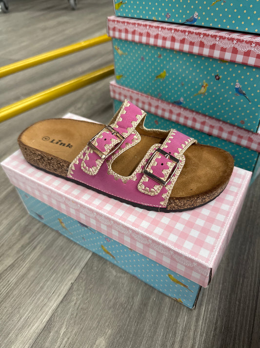 Tween Pink Berk Sandals