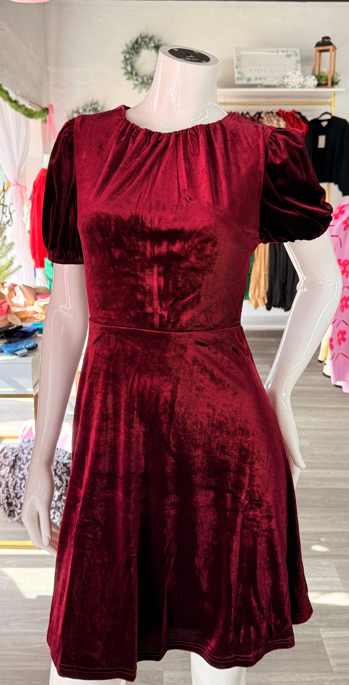 Let's Party Velvet Dress