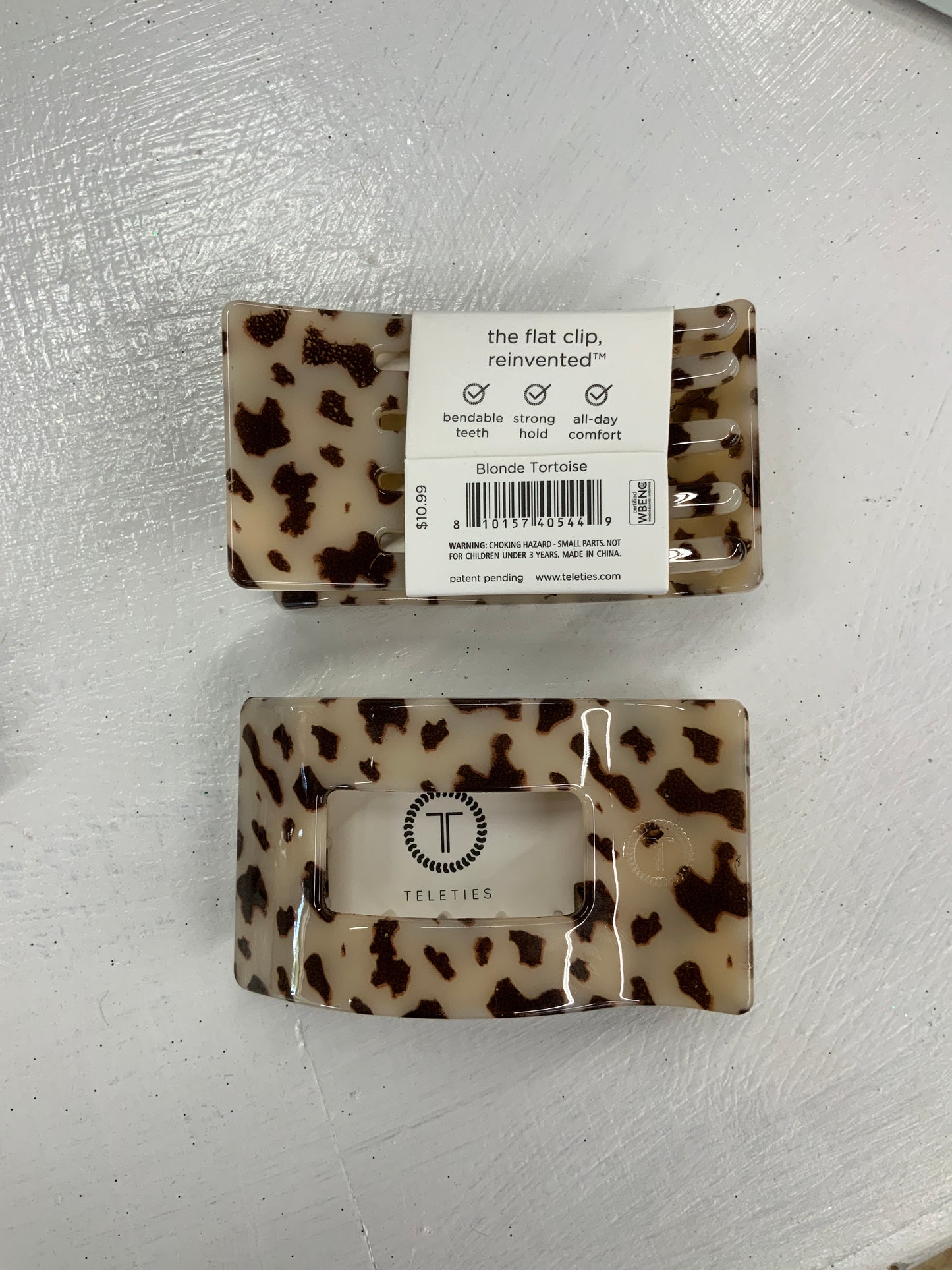 Teletie Small Flat Hair Clips