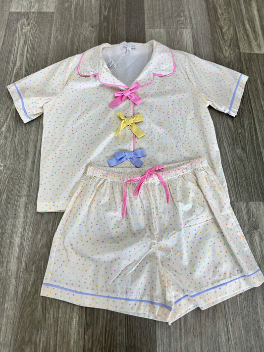 Colorful Bow PJ Set