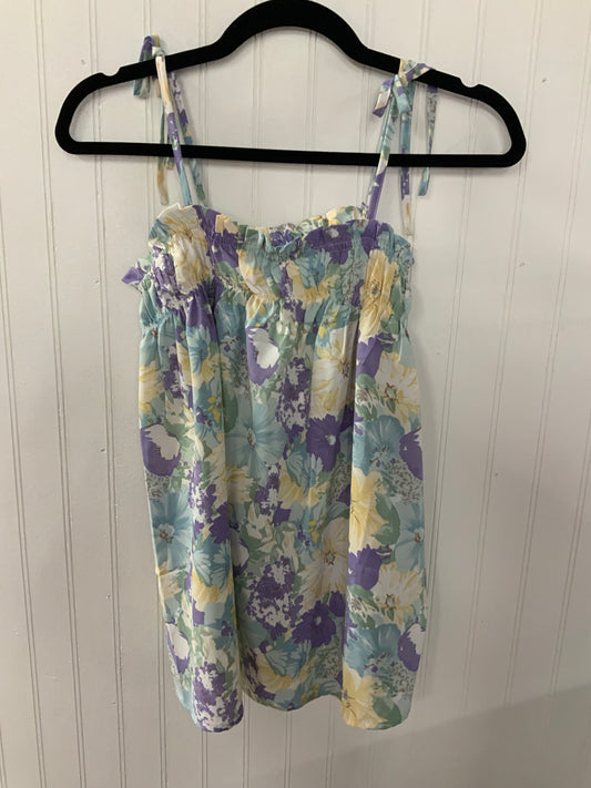 Tween Floral Smocked Tank