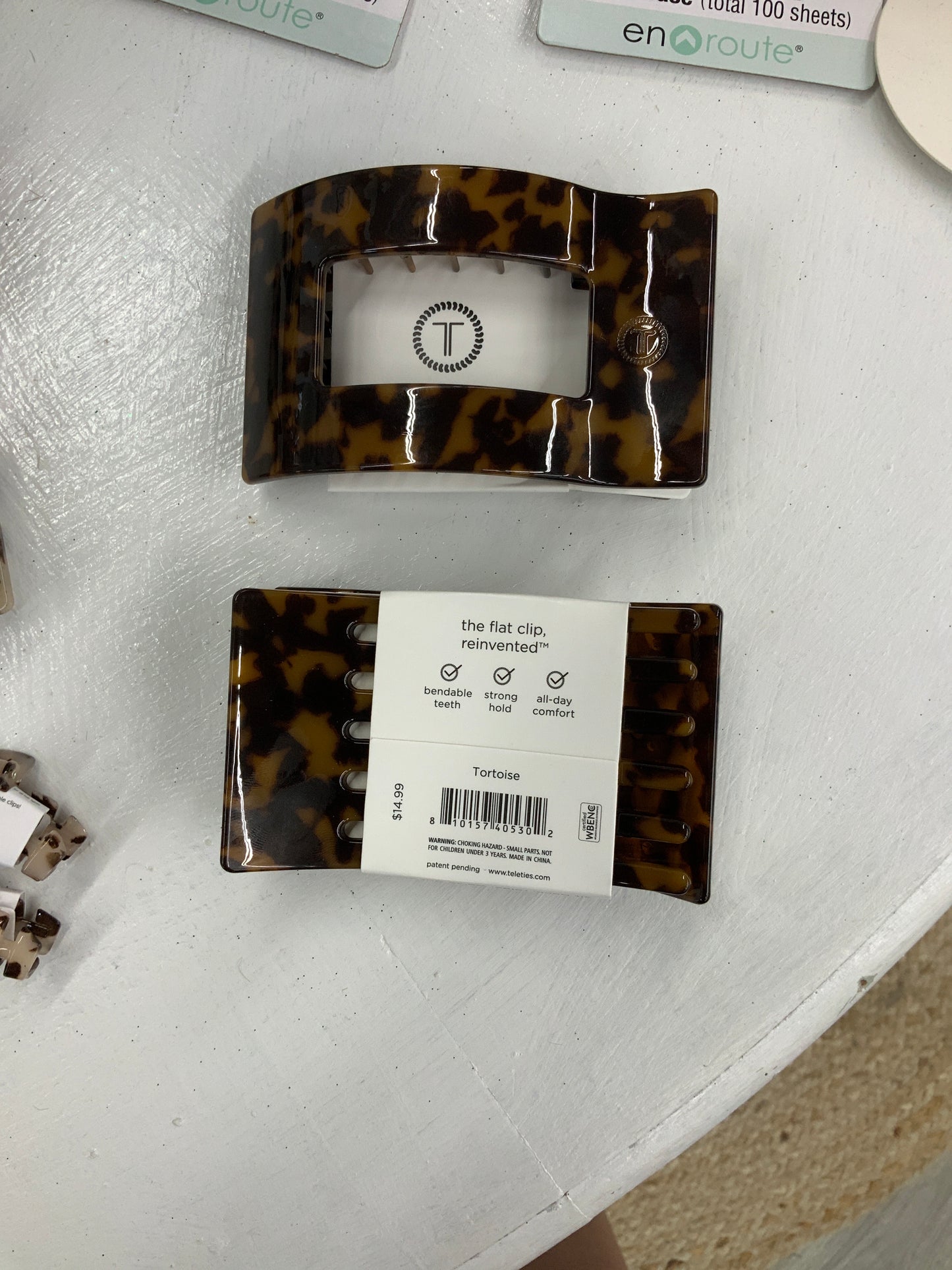 Teletie Large Flat Hair Clips