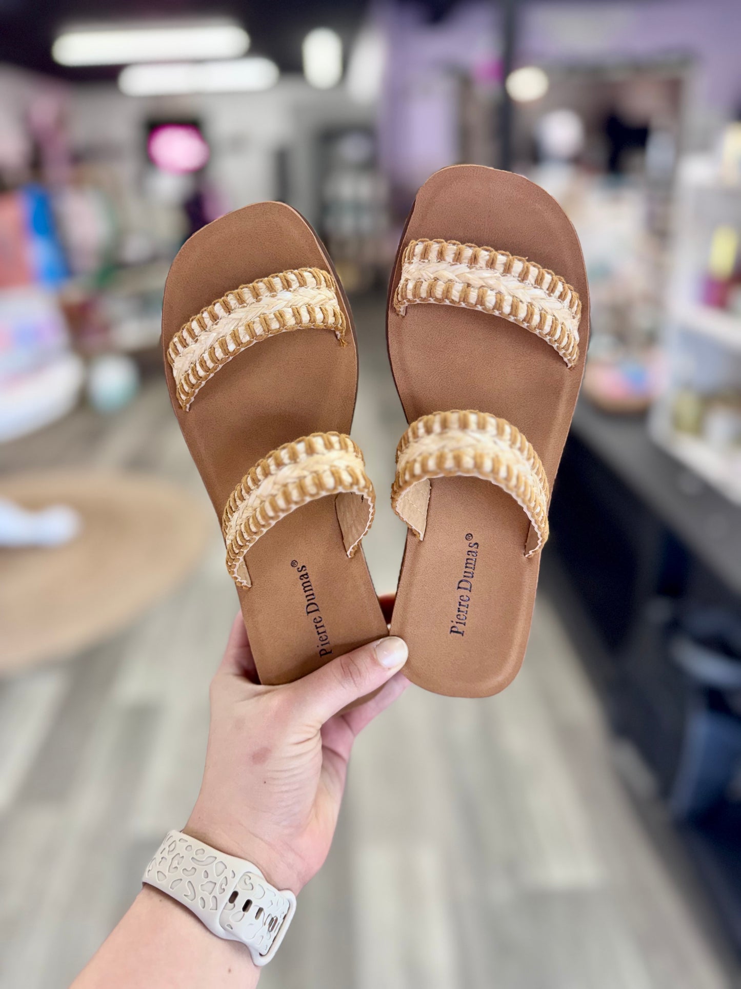 Natural Raffia Sandals