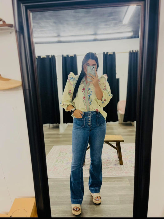 Ditzy Floral Top