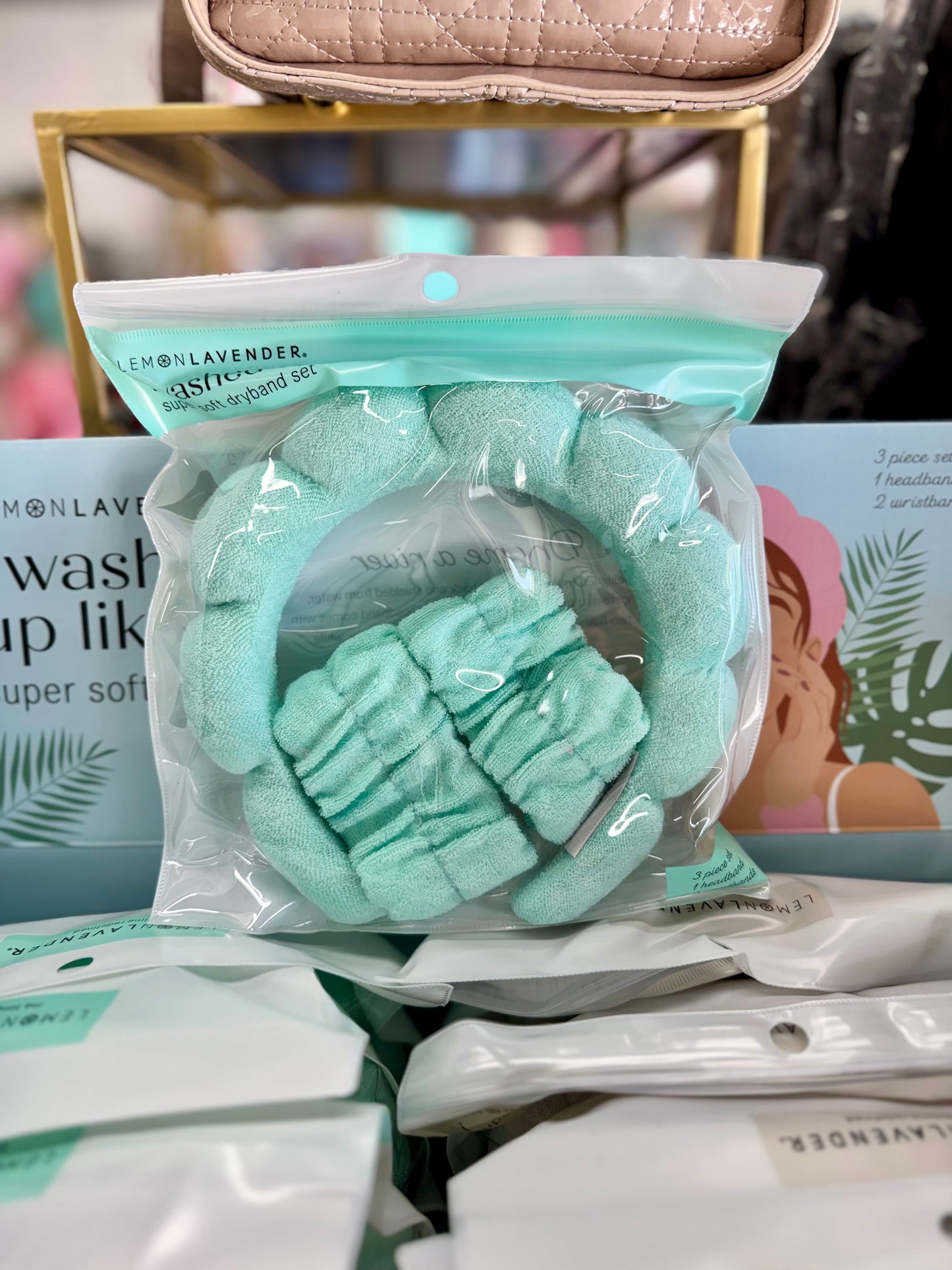 Face Wash Headband & Arm Cuff Set