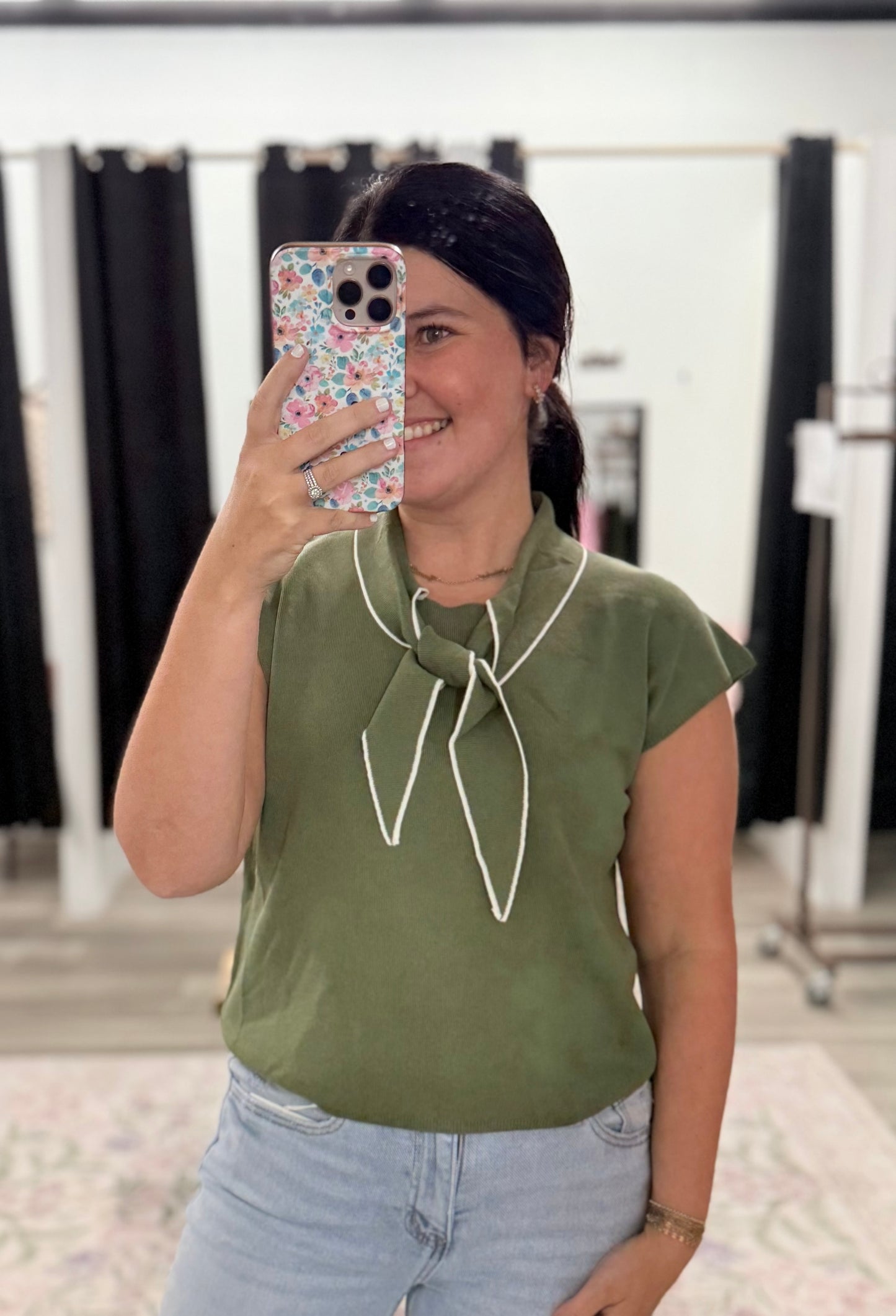 Kimmie Olive Top