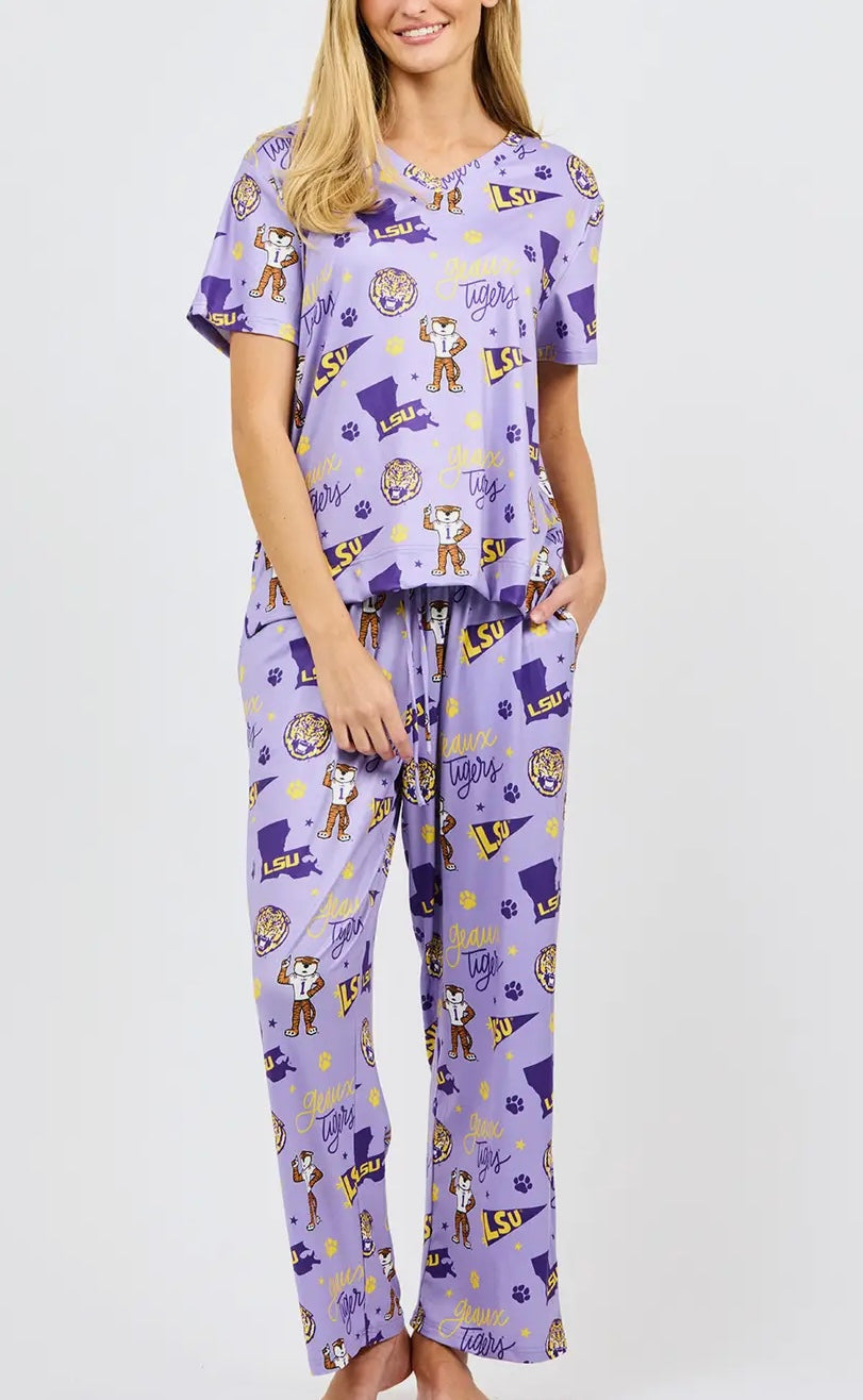 LSU PJ Set