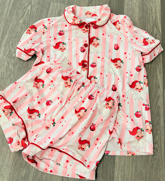 Santa & Stripes PJ Set