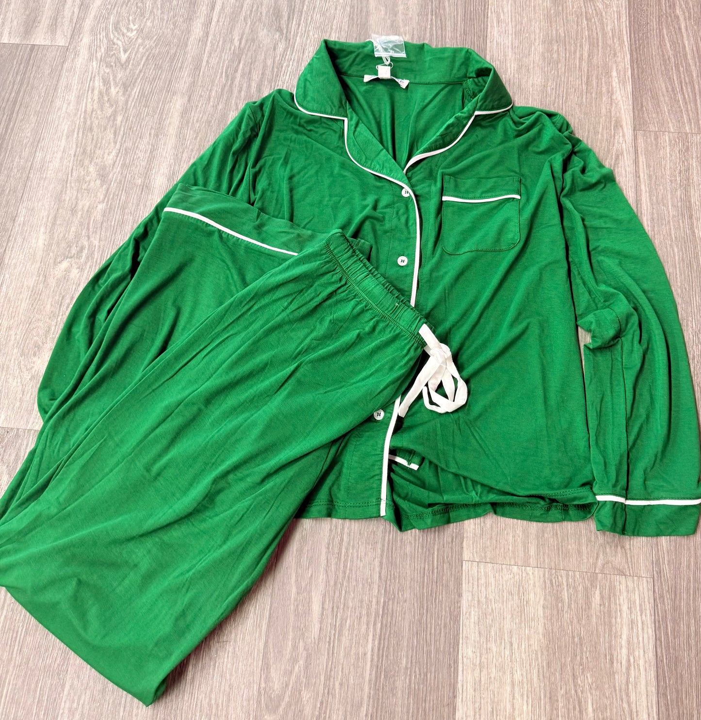 Green Long Sleeve PJ Set