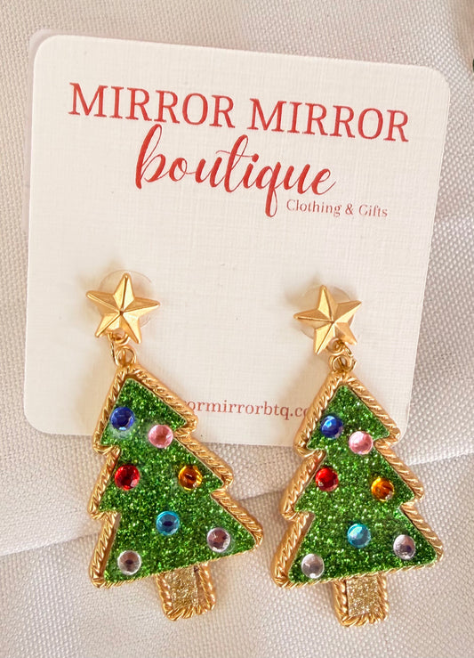 Christmas Tree Earrings