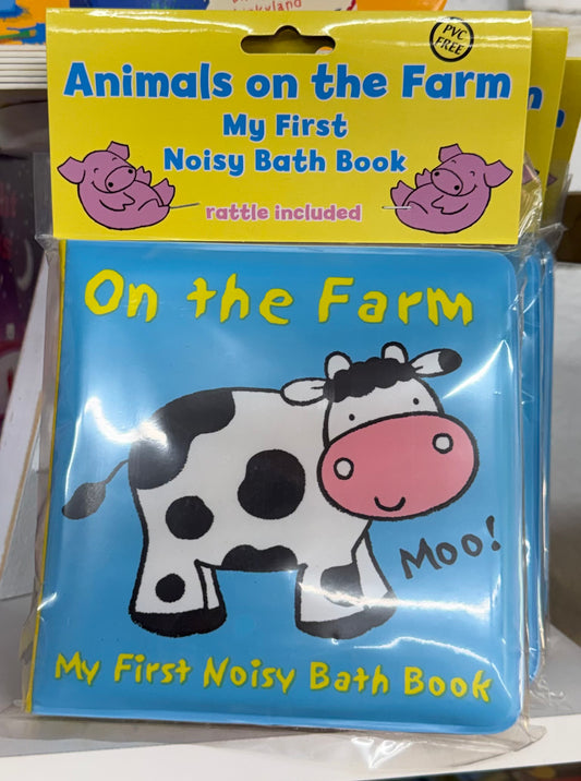 Animals On The Farm - Baby Book for Bath-time