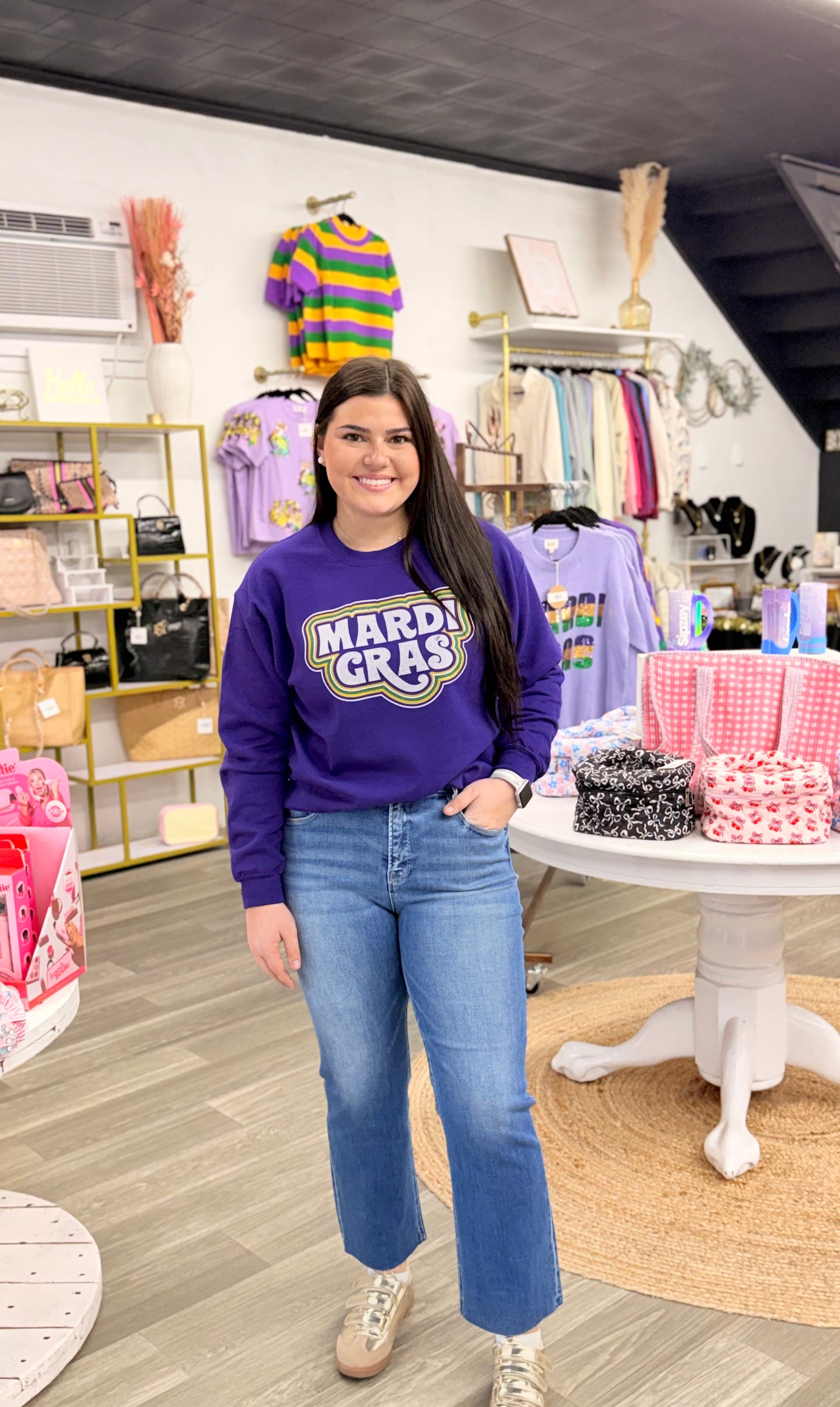 Groovy Mardi Gras Sweatshirt
