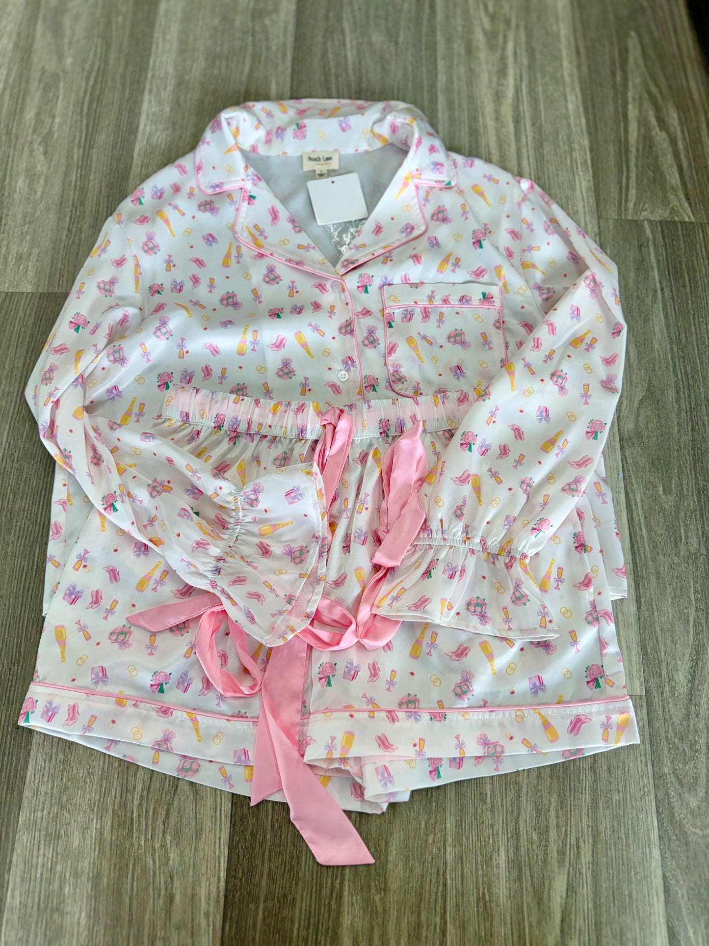 Bridal Satin PJ Set