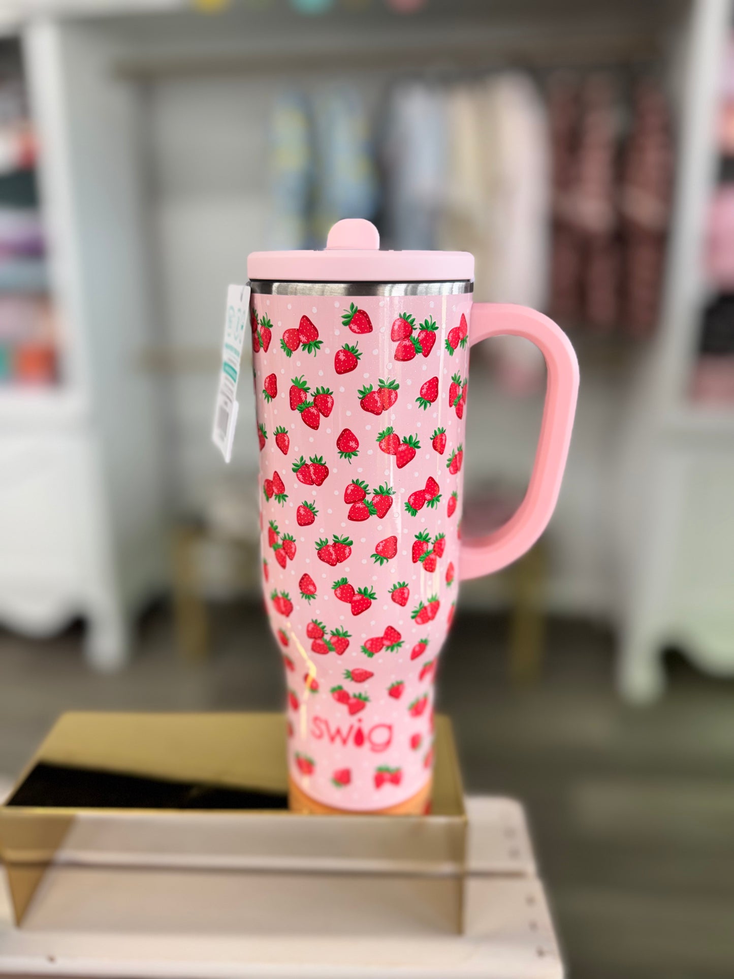 Swig Strawberry Shortcake 30oz Mega Mug
