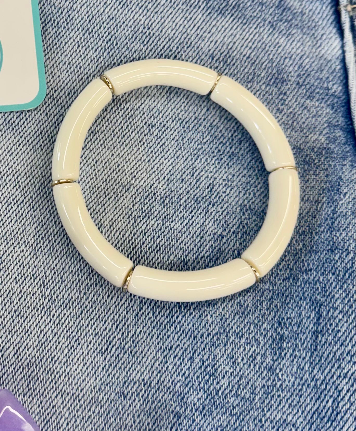 Anika White Bracelet