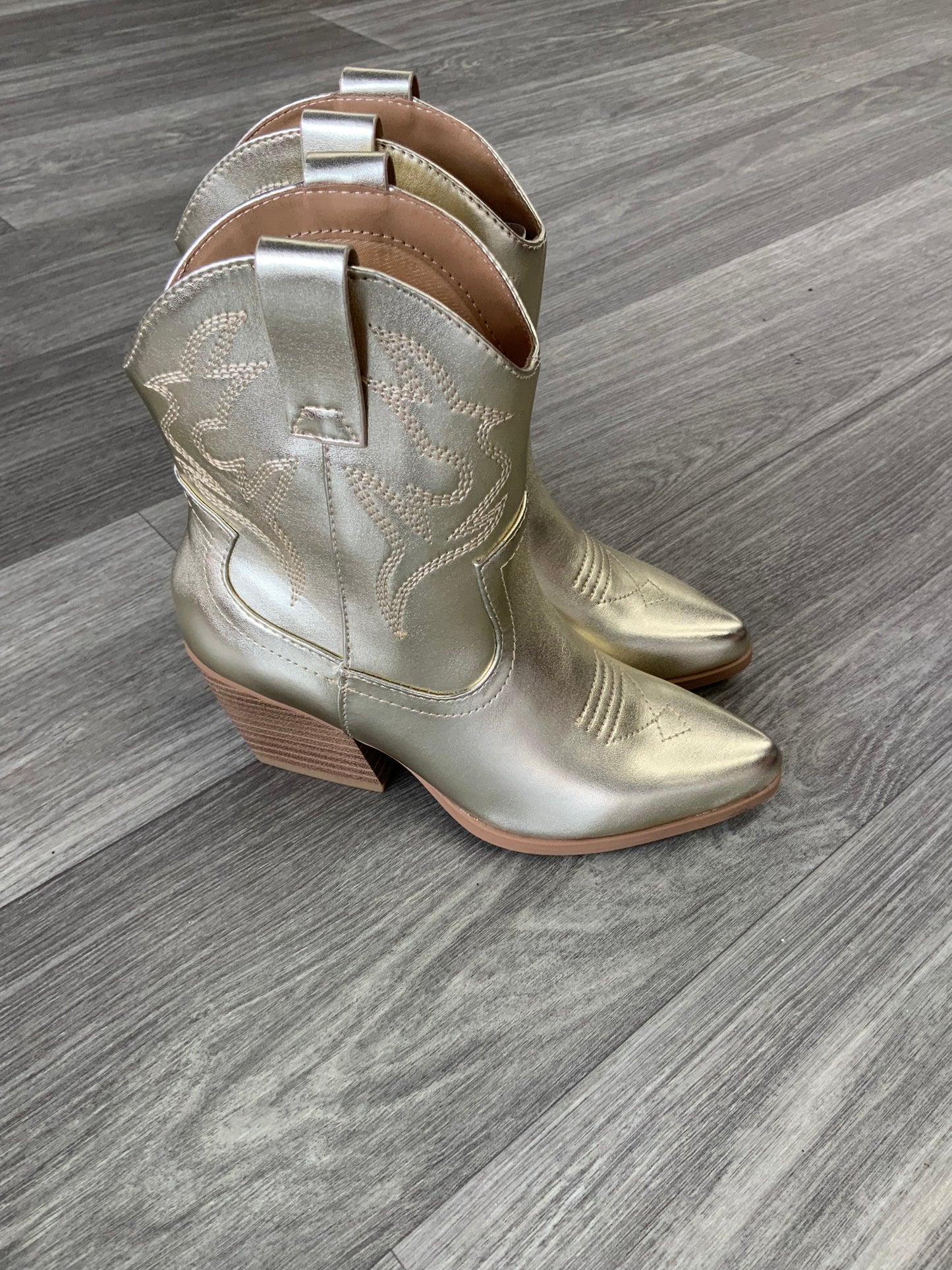 Gold Boots