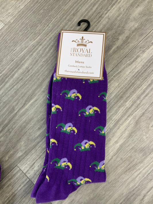Mens Mardi Gras Socks