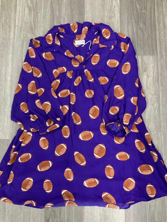 Savannah Purple Football Dress