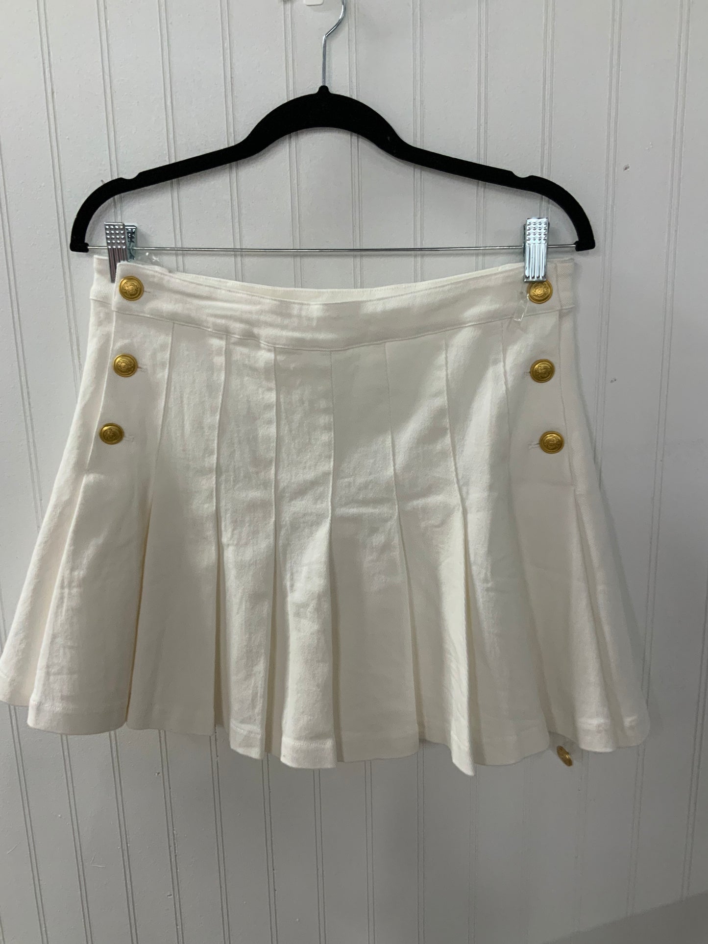 White & Gold Skort