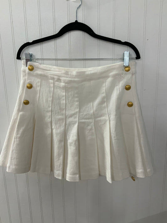 White & Gold Skort
