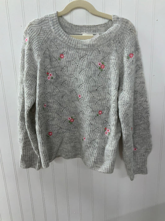 Tween Floral Sweater
