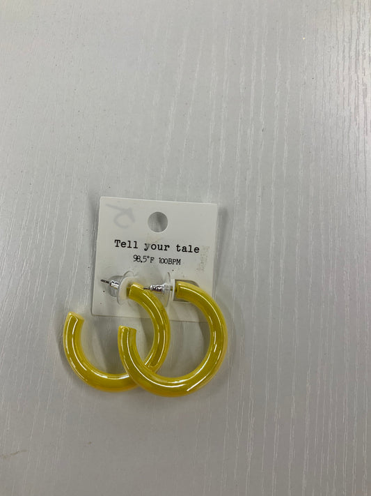 Metallic Hoop Earrings