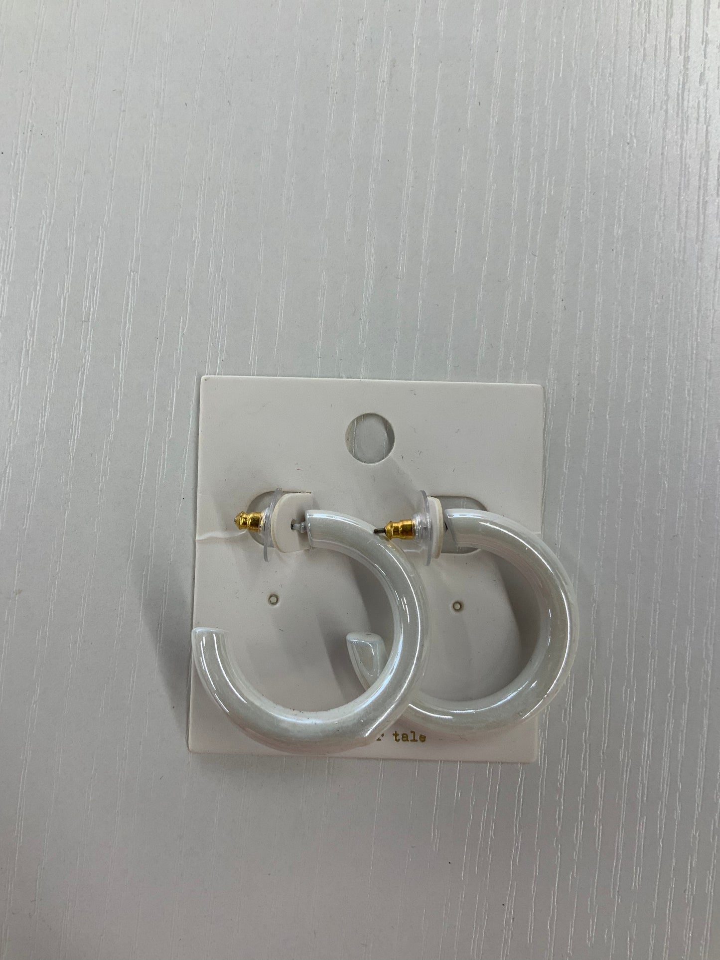Metallic Hoop Earrings