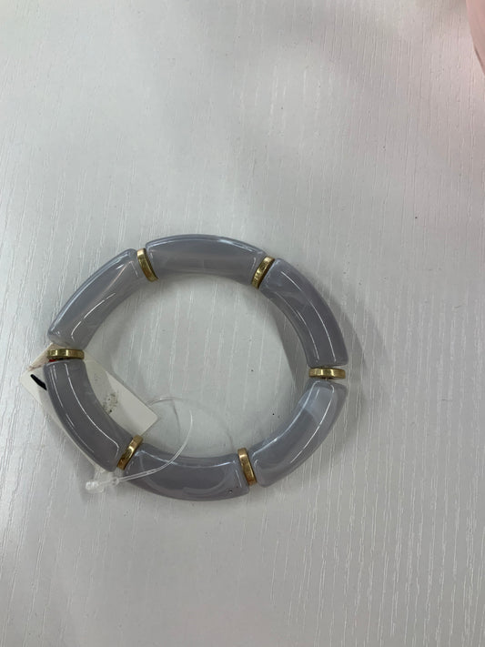 Light Gray & Gold Marble Bracelet