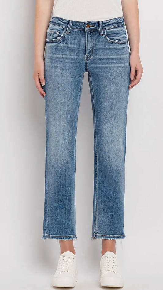 Kate Mid Rise Cropped Jeans