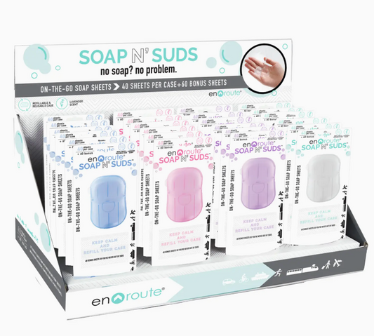 En Route Soap 'n Suds On-The-Go Soap Sheets