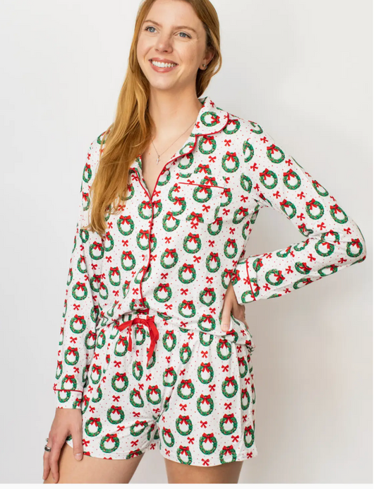 Clara Wreath PJ Set