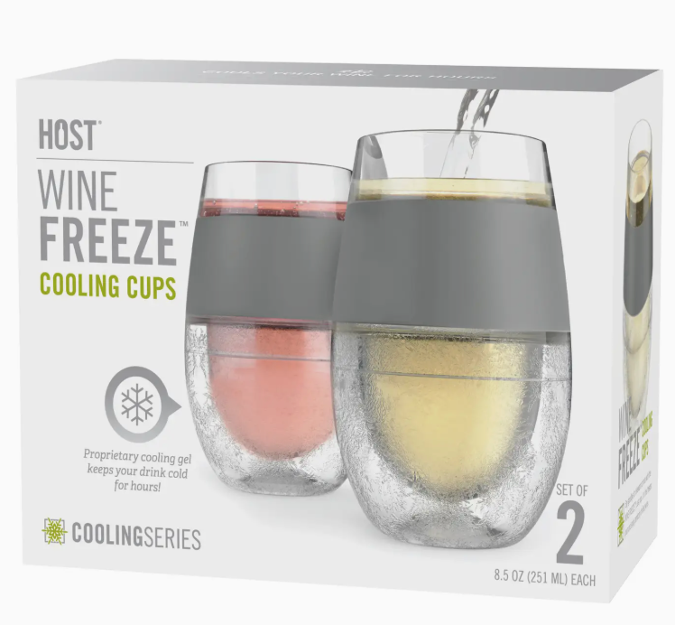 Wine Freeze Cooling Cup Set of 2