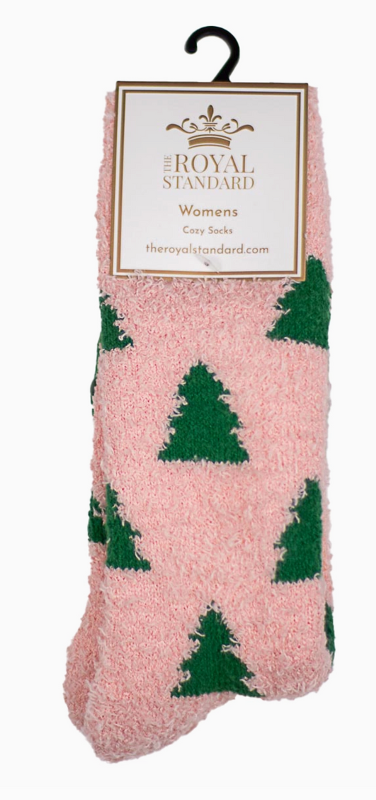 Women's Christmas Tree Fuzzy Socks
