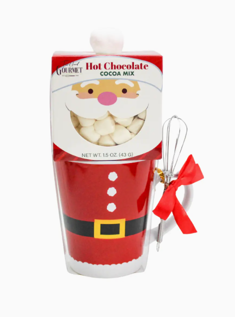 Santa Hot Cocoa Mug Set