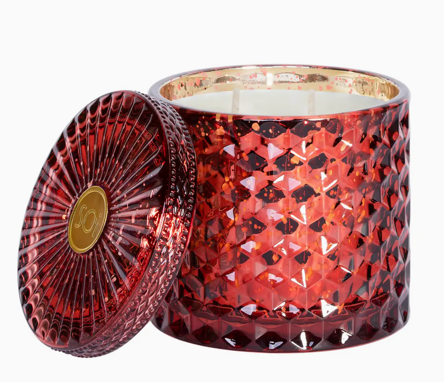 Holiday Spice 15oz Shimmer Candle 2 Wick