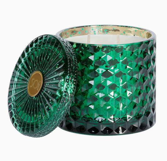 Mistletoe & Holly 15oz Shimmer Candle 2 Wick