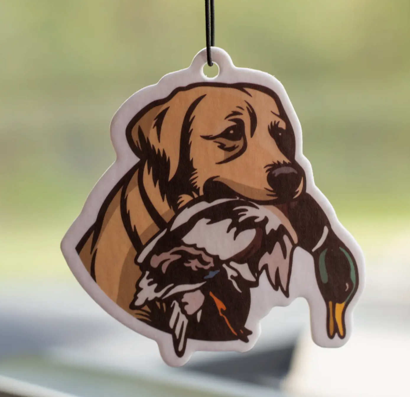Yellow Lab Air Freshener
