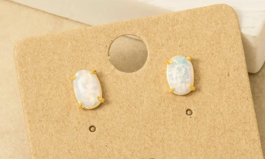 Opal Stone Earrings