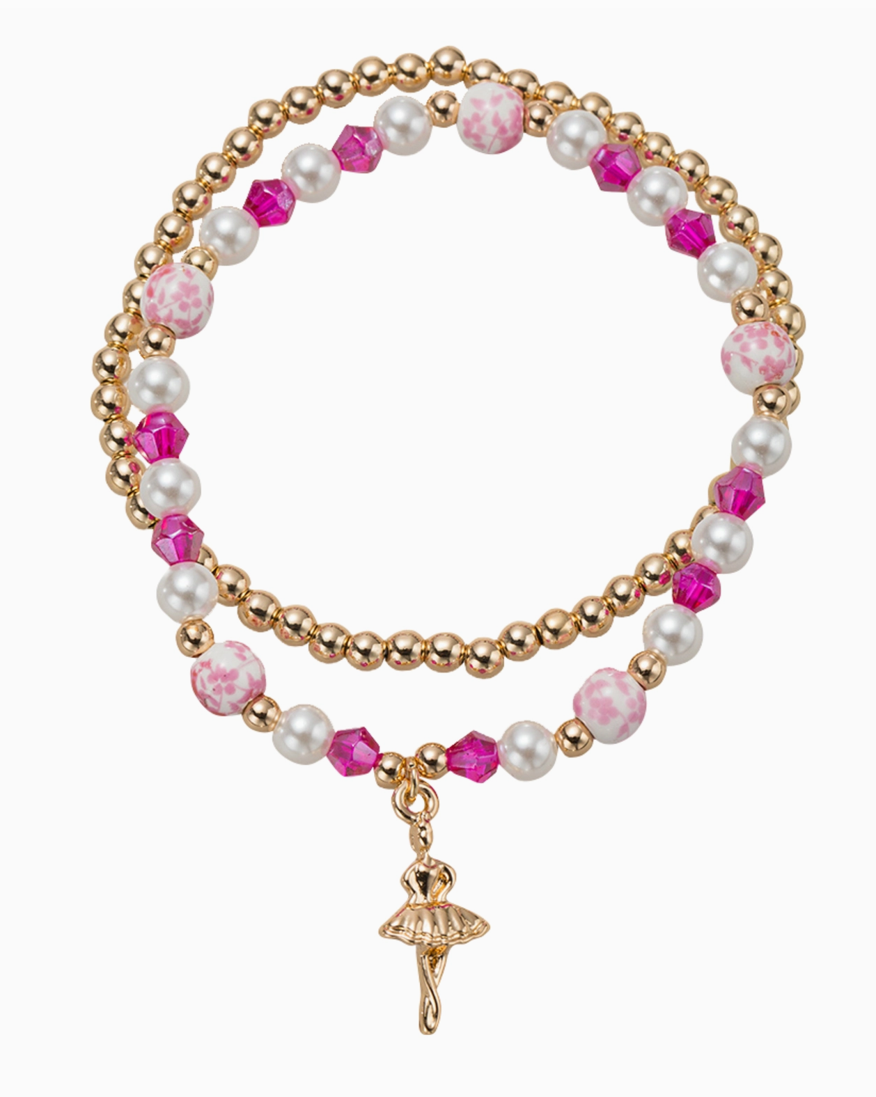 Girls Ballerina Bracelet Set