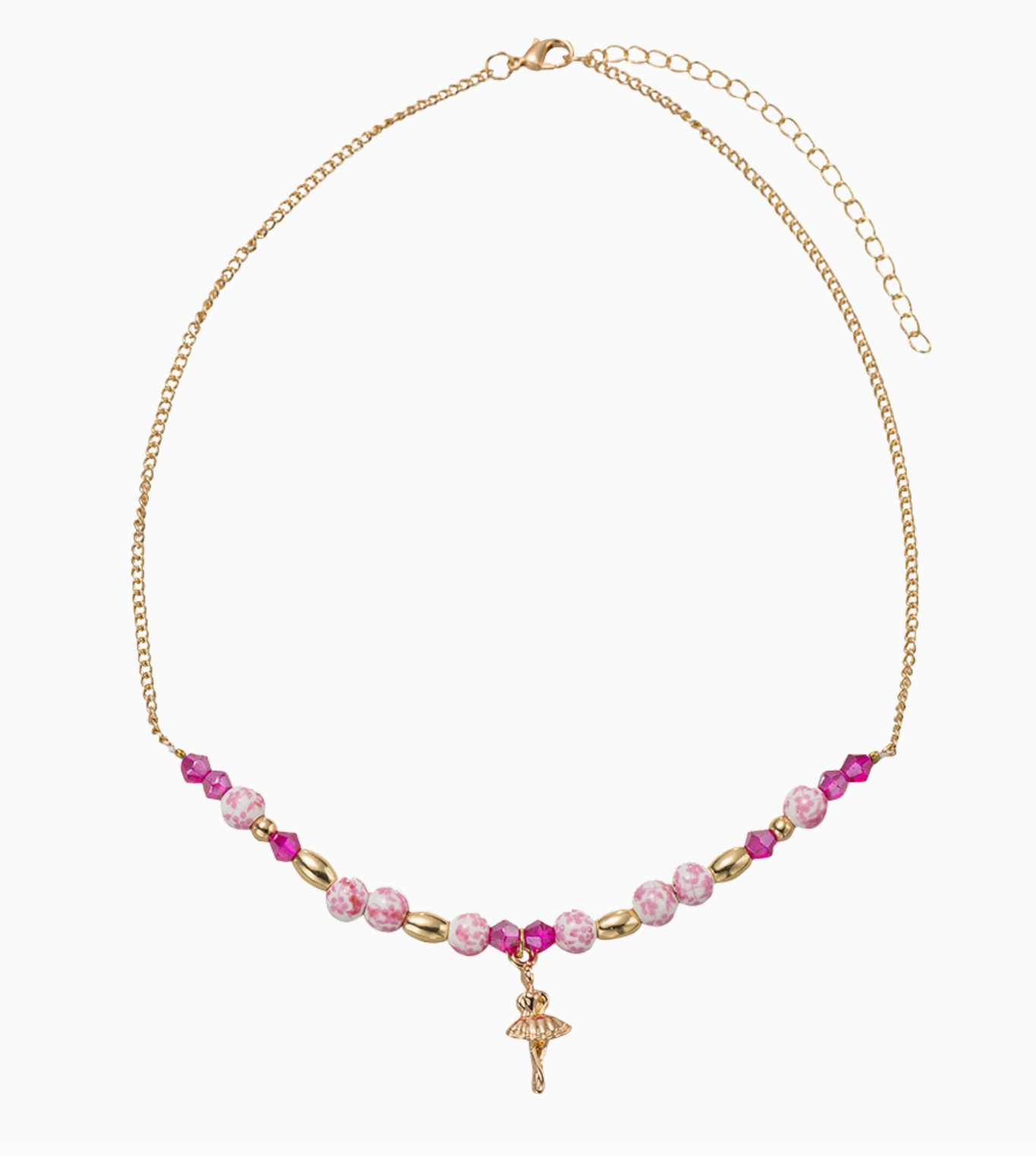 Girls Ballerina Necklace