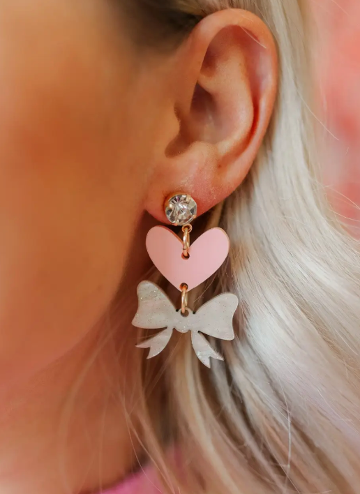 Darling Bow Drop Earrings