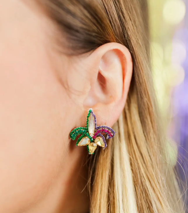 Fleur De Lis Studs